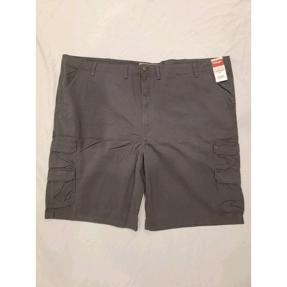 Wrangler Authentics Mens Cargo Shorts Size‎ 54 Gray ZM6BSAH Multi Pocket NWT